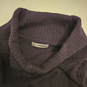 Anthropologie Black Cowl Neck Sweater